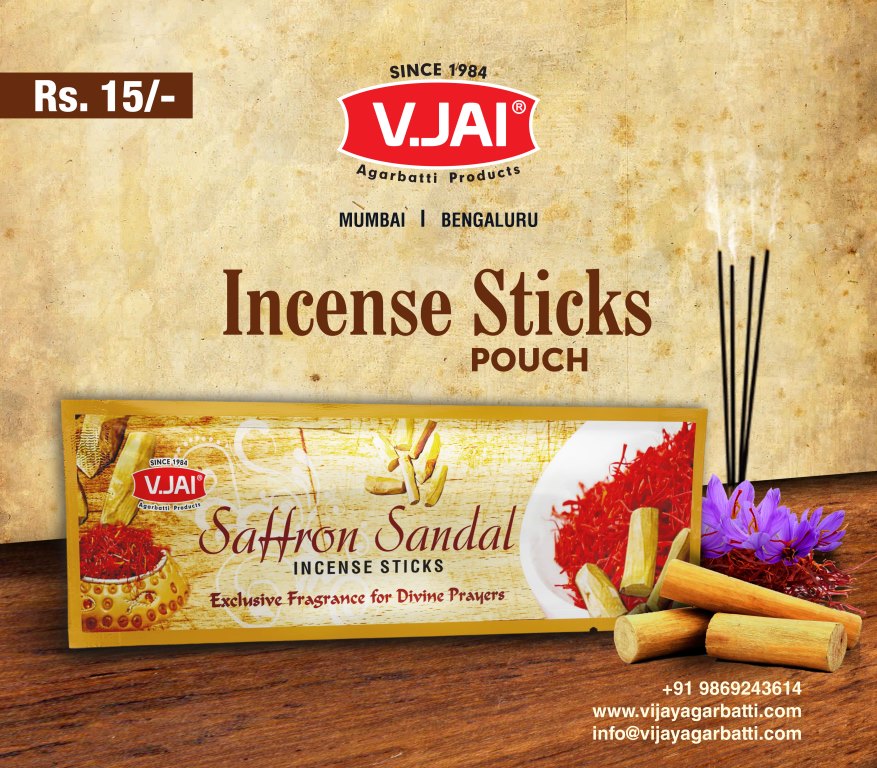 Saffron Sandal,18 Gm Pouch