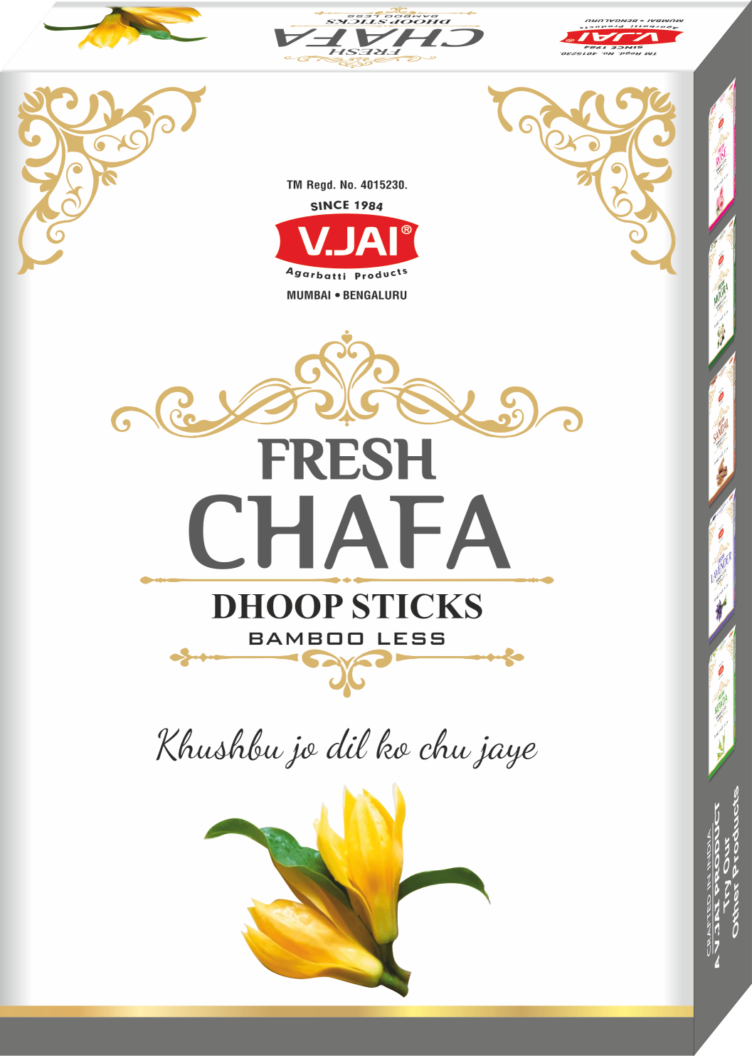 Fresh Chafa Dhoop Stick Boxes 55gm, 4"